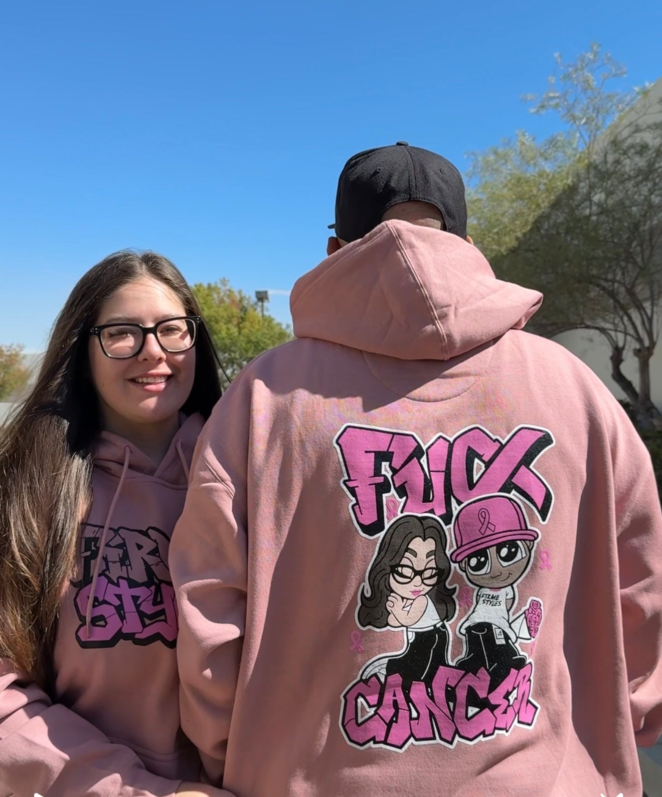 PINK CANCER HOODIE
